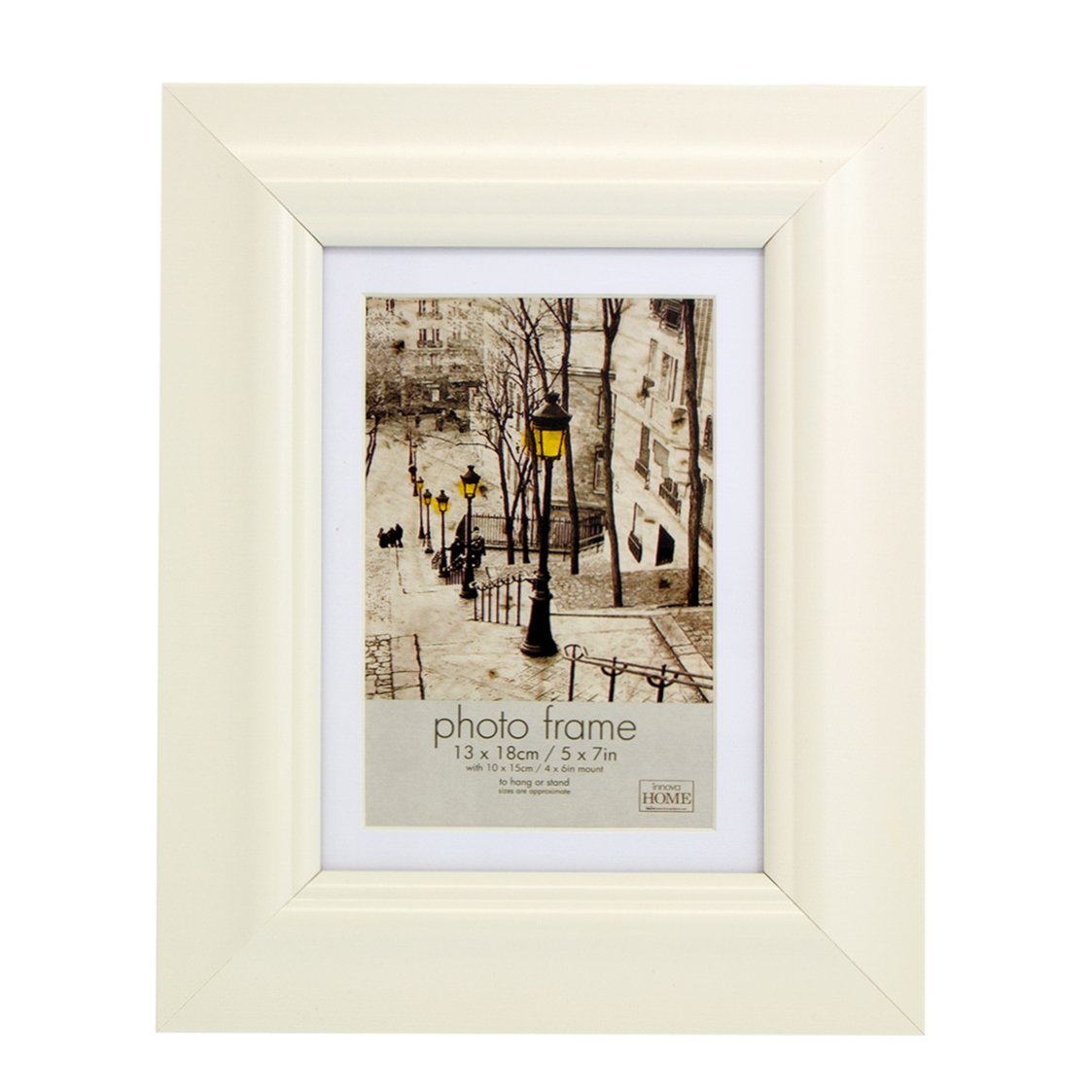 Simply Cream Photo Frame 4" x 6" Home Store + More